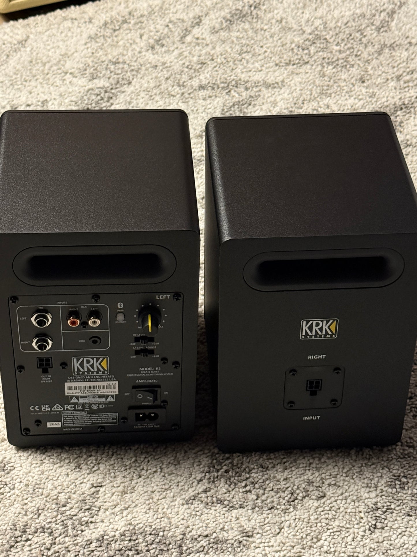 KRK Kreate 3 Powered Studio Monitors with 3.5" Woofer and Bluetooth (Pair)