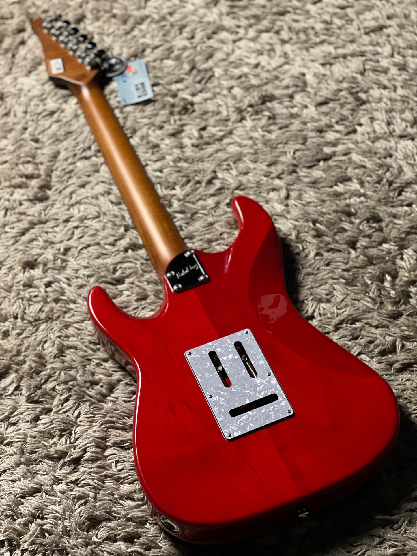 Soloking MS-1 Classic MKII Flat Top in Sapphire Red Burst with 5A Quilt Top Nafiri Special Run