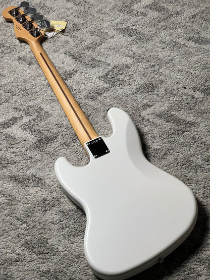 Fender MIJ Limited Jazz Bass with RW FB in Blanc JD25024982