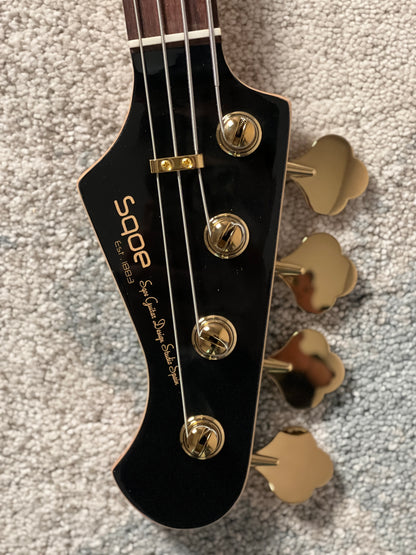 SQOE SPB609 4-STRING PB-STYLE in Black