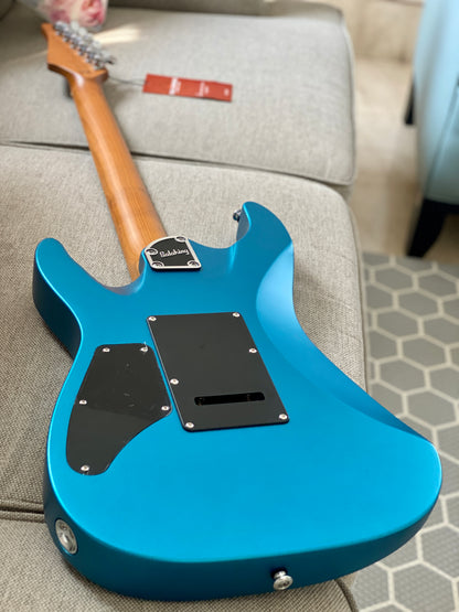 Soloking MS-1 Custom 24 HSS Flat Top in Satin Blue Matte Nafiri Special Run