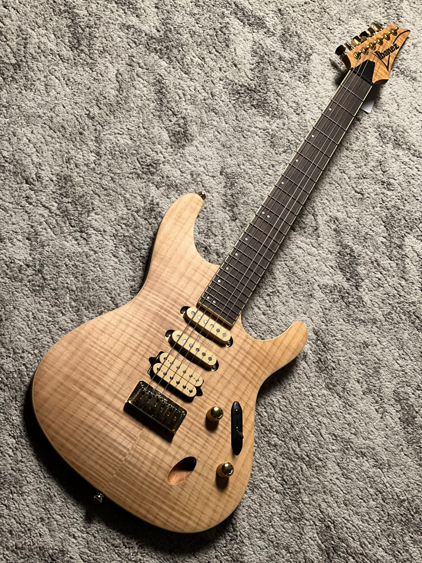 Ibanez SEW761FM-NTF Electric Guitar in Natural Flat I260310943 (USED)