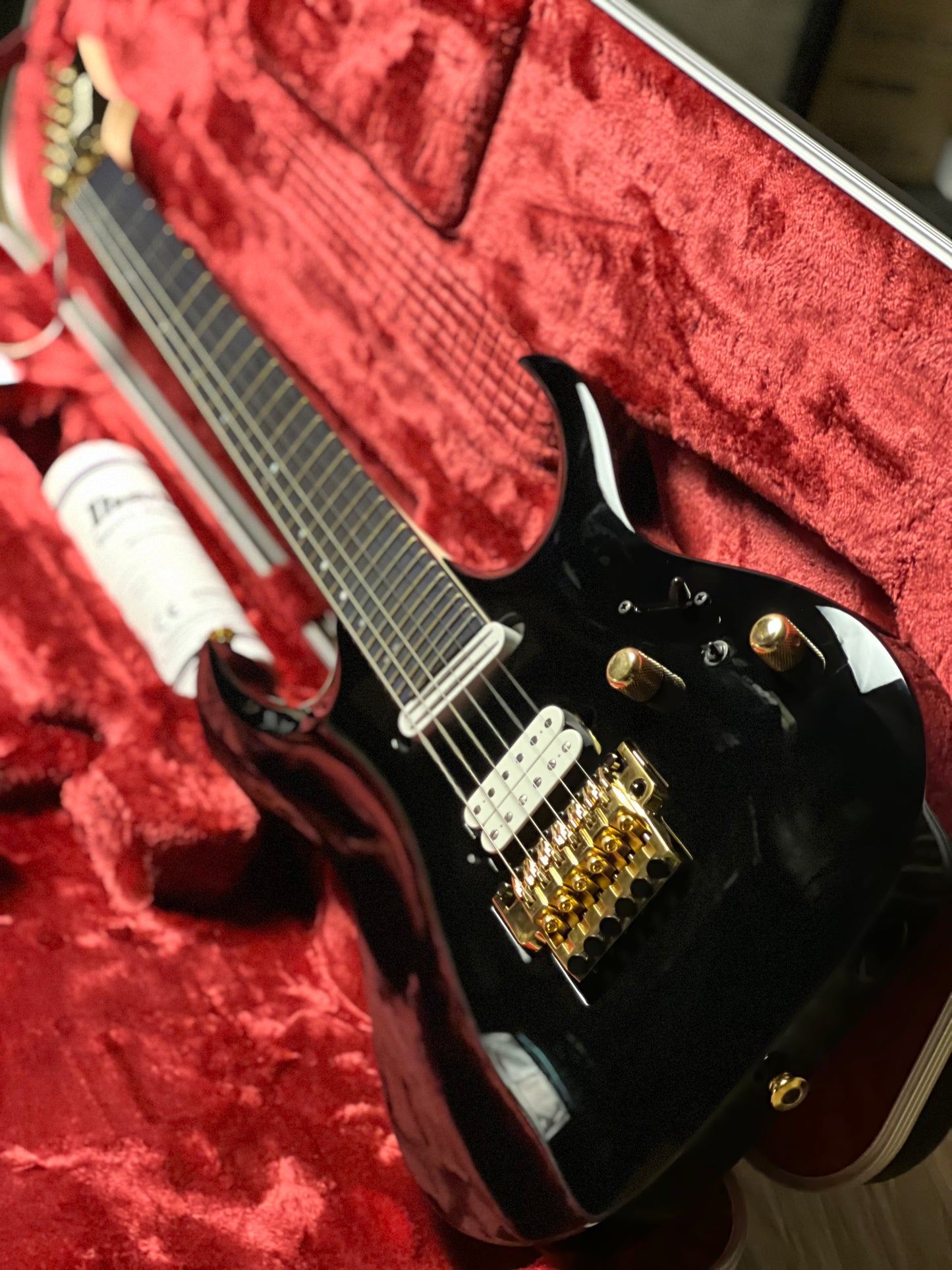 Ibanez Axion Label RGA622XH w/Case in Black F2524390