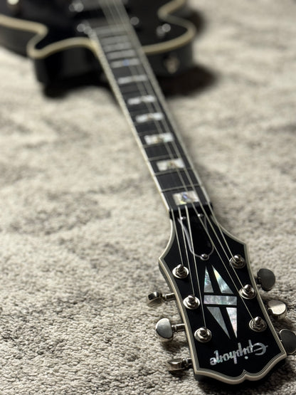 Epiphone Les Paul Prophecy in Aged Jet Black Metallic
