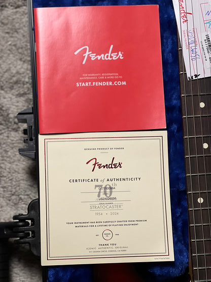 Fender 70th Anniversary American Professional II Stratocaster with RW FB in Comet Burst US24026056