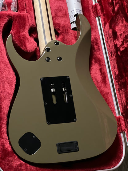 Ibanez RGR5130-KM in Khaki Metallic with Case F2428040