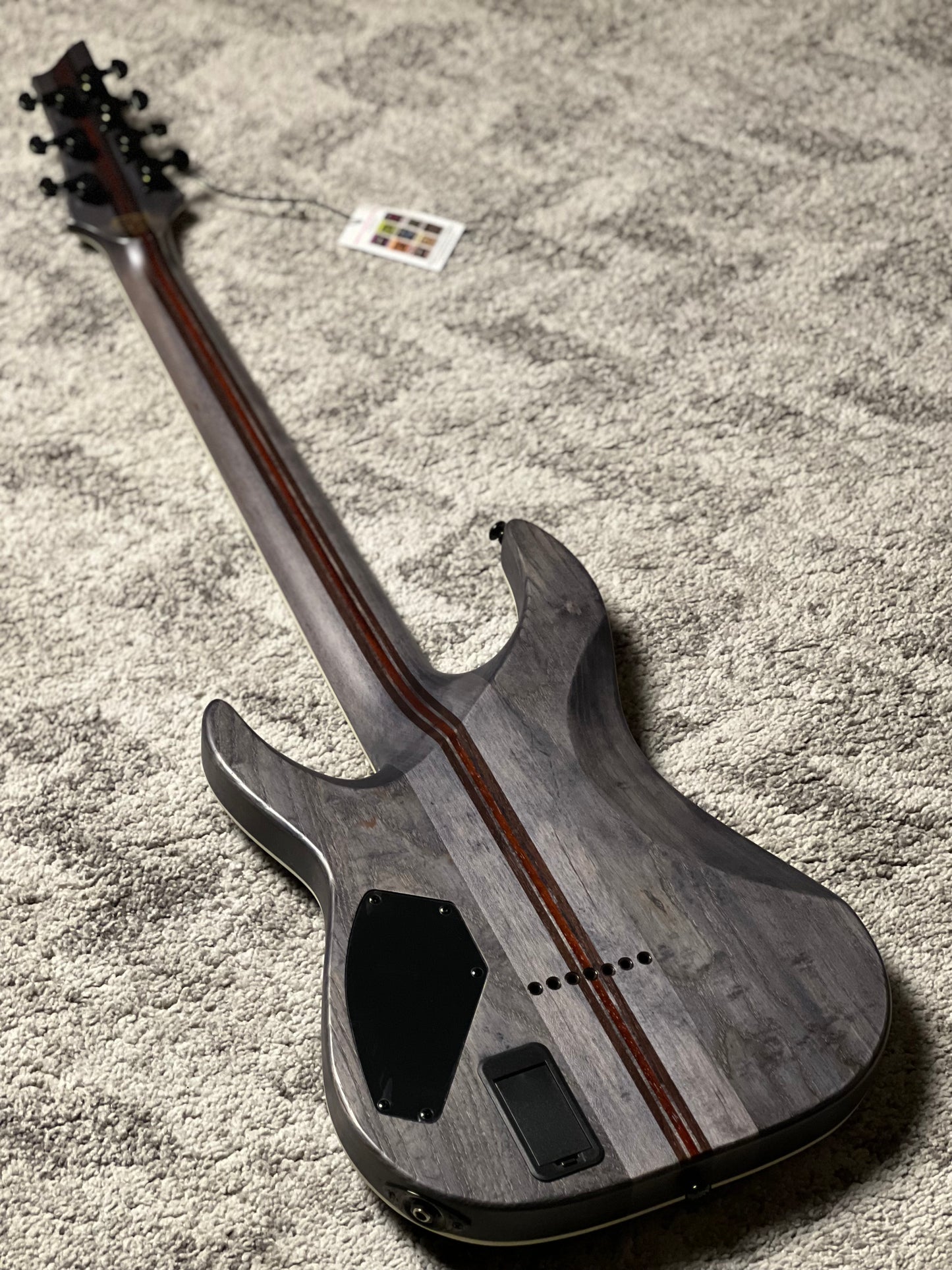 Schecter C-7 SLS Elite Evil Twin in Satin Black W26010882