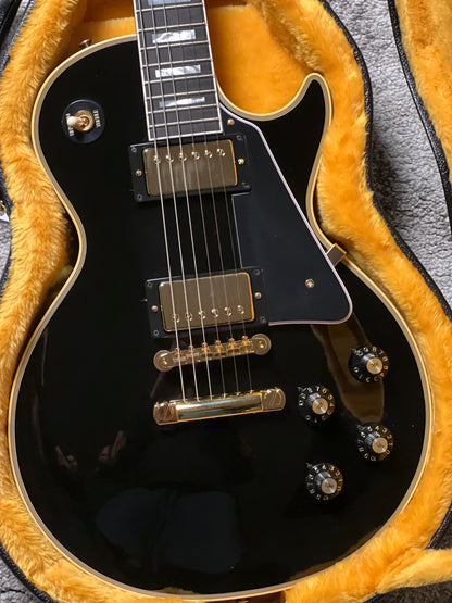 Gibson 1968 Les Paul Custom Reissue Gloss in Ebony w/Case 602878