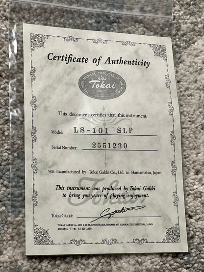 Tokai Japan Love Rock LS-101 SLP in Shell Pink 2551230