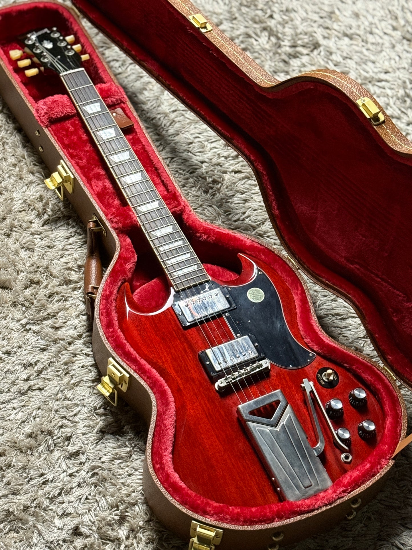 Gibson SG Standard 61 Sideways Vibrola in Vintage Cherry 224420048 (USED)