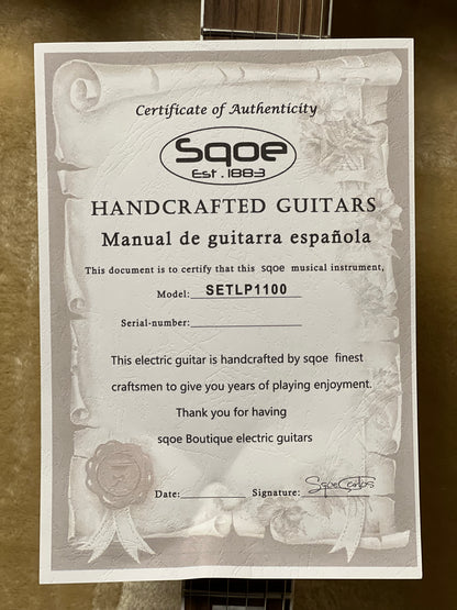 SQOE SETLP1100 Premium Caston Series Professional Limited Edition in Natural