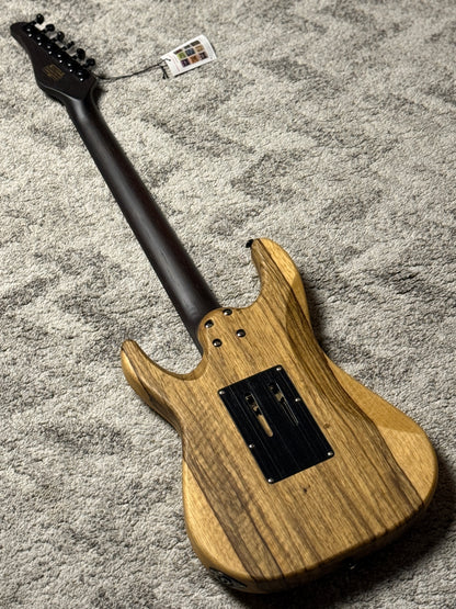 Schecter Sun Valley Super Shredder Exotic in Black Limba W26010858