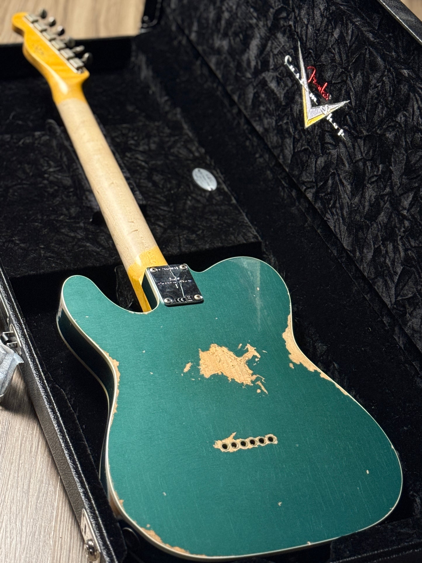 Fender Custom Shop 1965 Telecaster Heavy Relic with Quartersawn Maple in Aged Sherwood Green Metallic