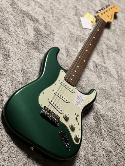 Fender Japan Traditional II 60s Stratocaster with RW FB in Aged Sherwood Green Metallic JD23002593