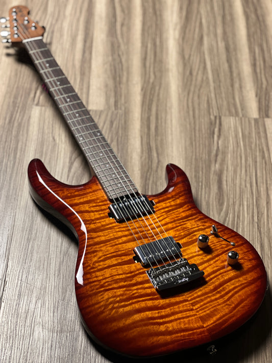Sterling By Music Man LK100 Steve Lukather Signature in Hazel Burst w/Bag
