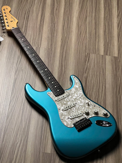 Fender FSR MIJ Hybrid II Stratocaster with RW FB in Teal Green Metallic JD24013146