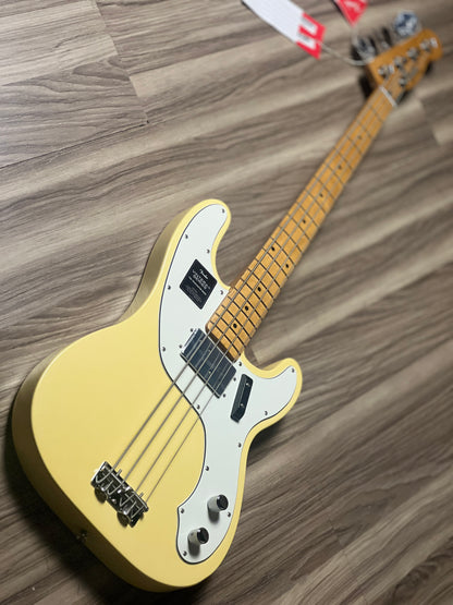Fender American Vintera II 70s Telecaster Bass with Maple FB in Vintera White
