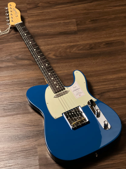 Fender Japan Hybrid II Telecaster with Rosewood FB in Forest Blue JD23020067