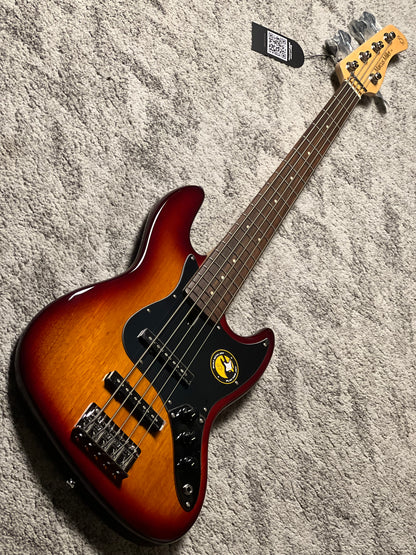 Sire Marcus Miller V3P Passive 5-String Bass Guitar in Tobacco Satin