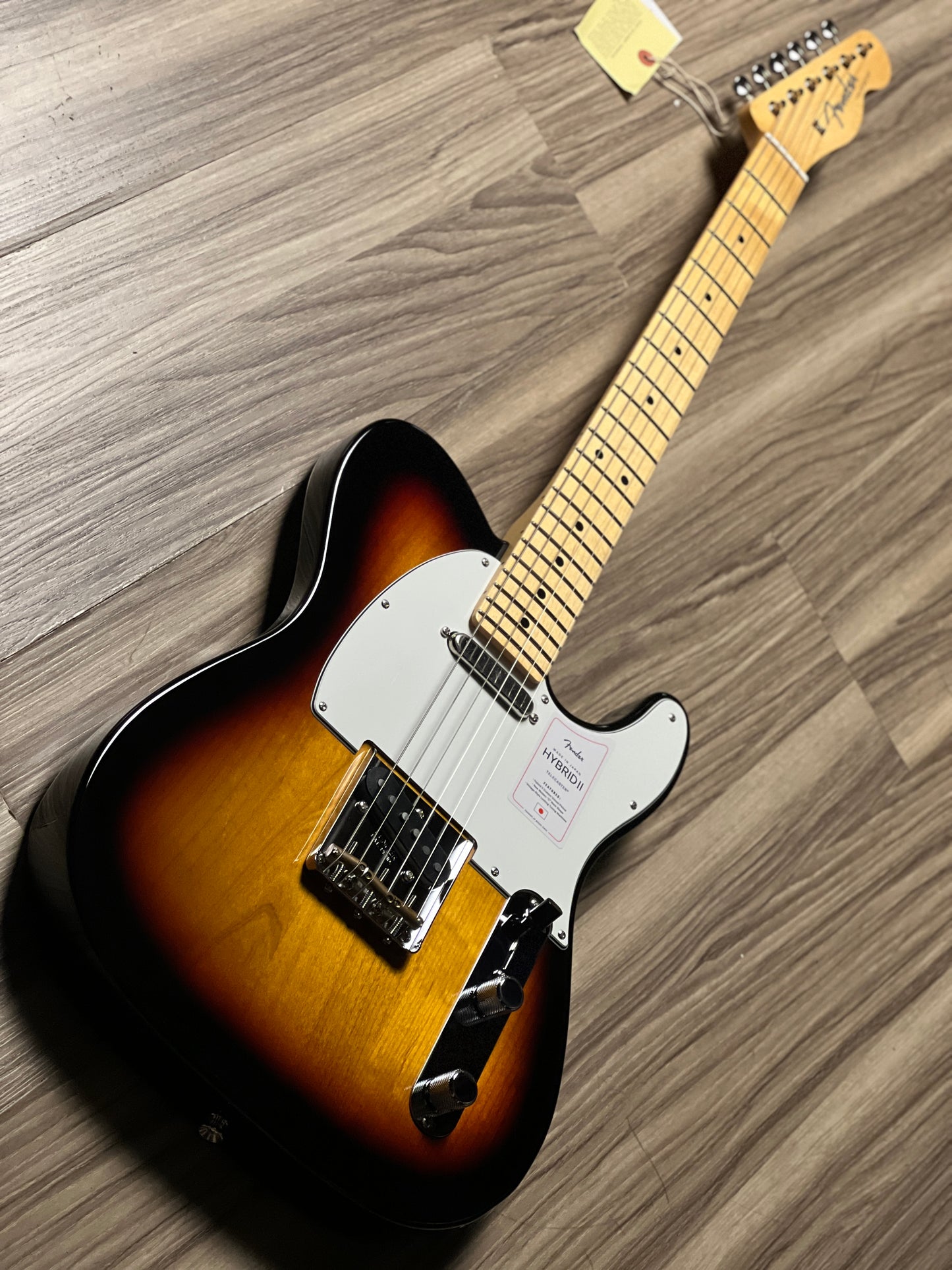 Fender Japan Hybrid II Telecaster with Maple FB in 3 Tone Sunburst JD24019447