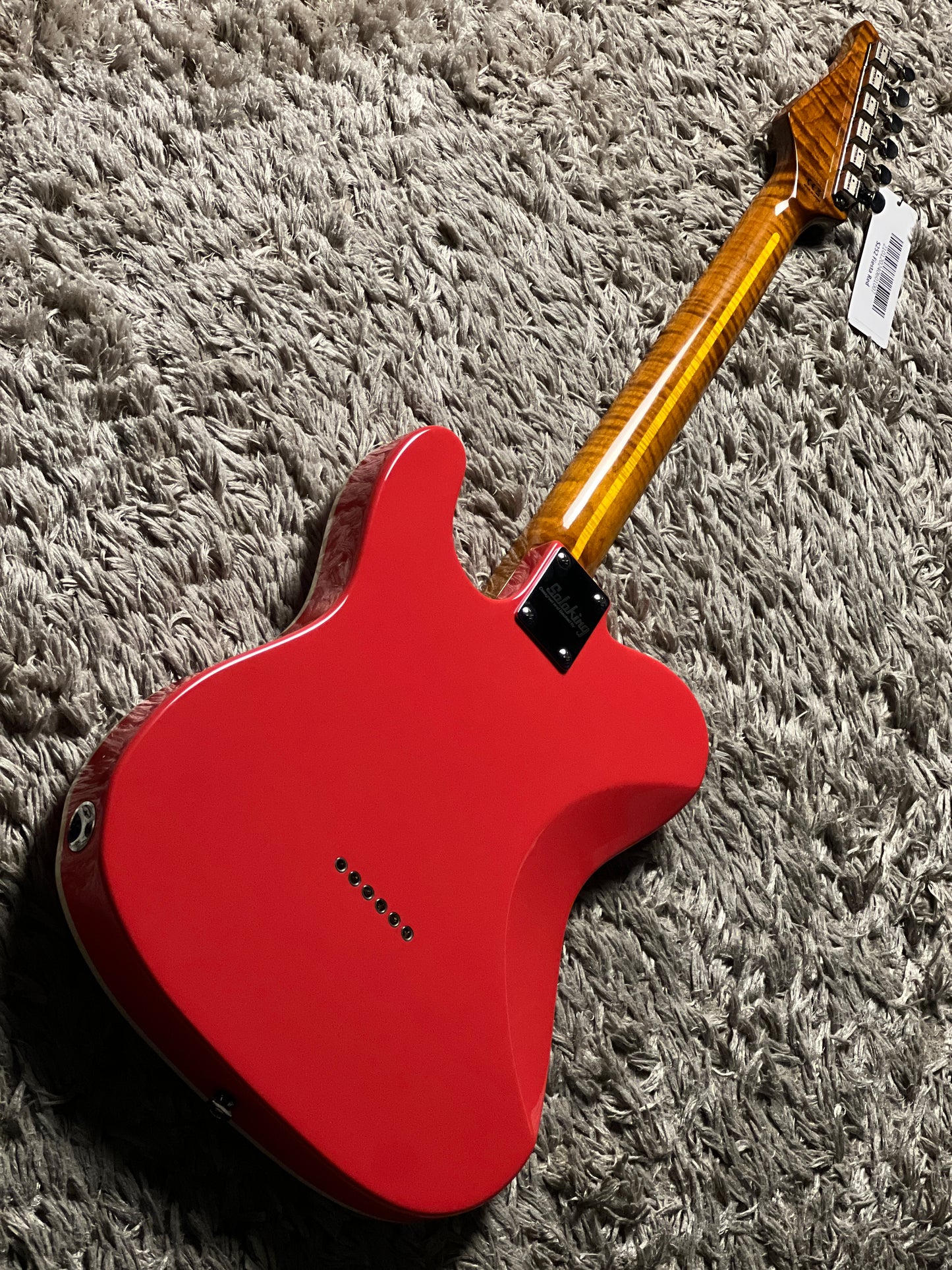 Soloking MT-1 Vintage FMN with Roasted Flame Maple Neck in Fiesta Red Nafiri Special Run