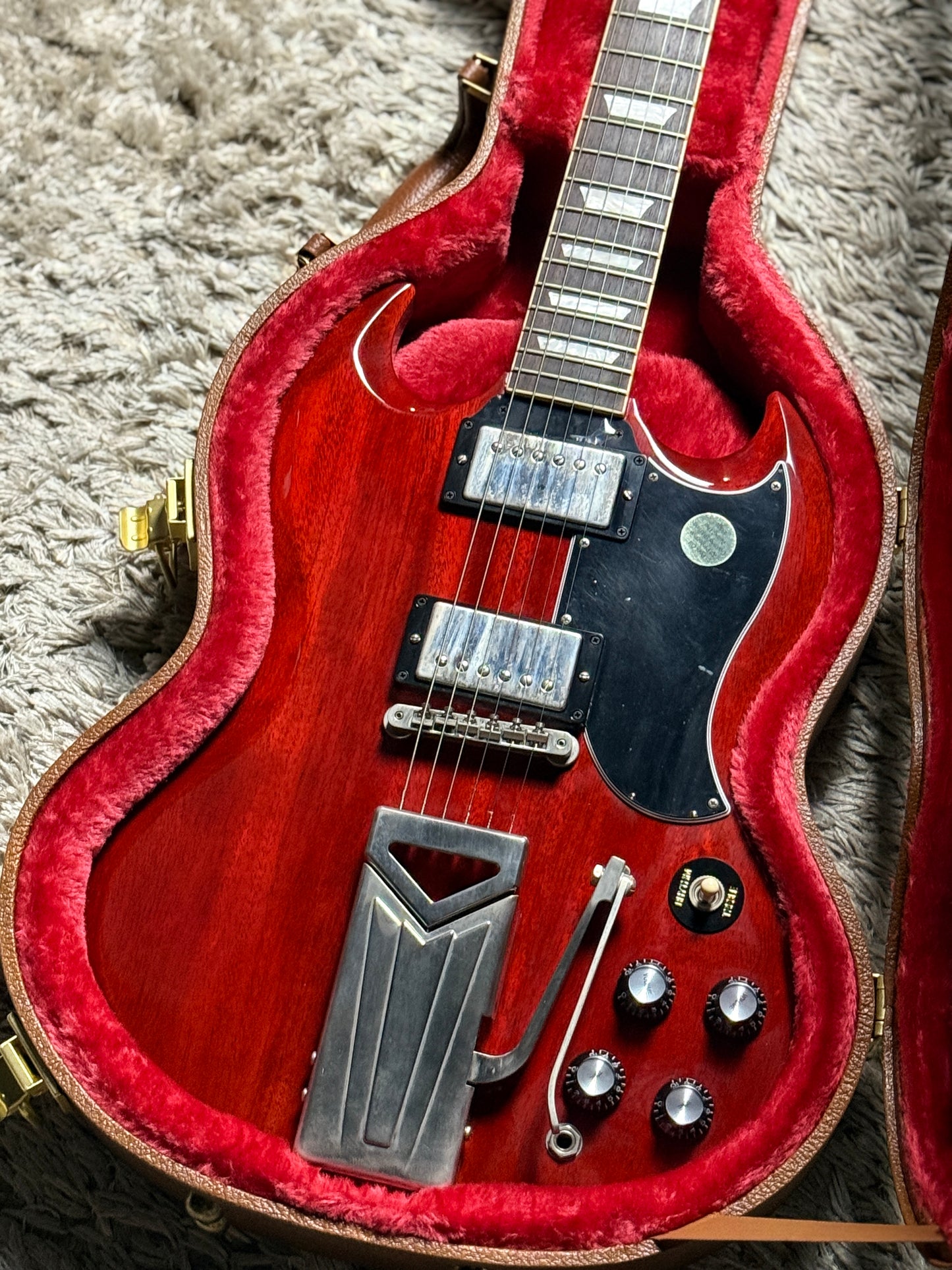 Gibson SG Standard 61 Sideways Vibrola in Vintage Cherry 224420048 (USED)