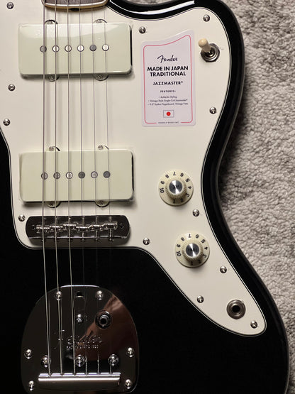 Fender Japan Traditional Late 60s Jazzmaster with RW FB in Black JD26002545