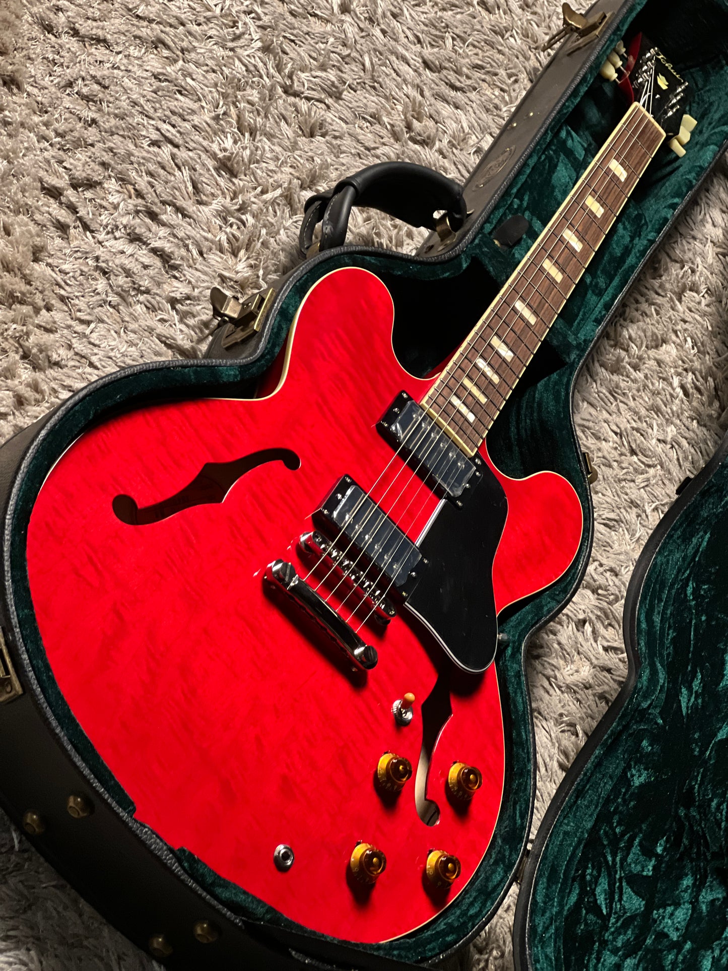 Tokai ES-178 SR Semi Hollow Vintage Series Japan in see Thru Red Cherry S/N 1840907