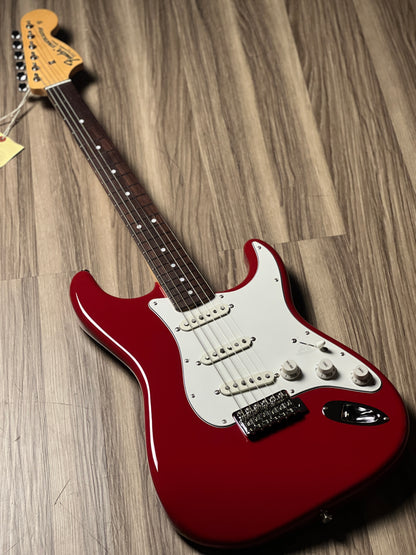 Fender FSR MIJ Traditional Late 60s Stratocaster with RW FB in Dakota Red JD24013891