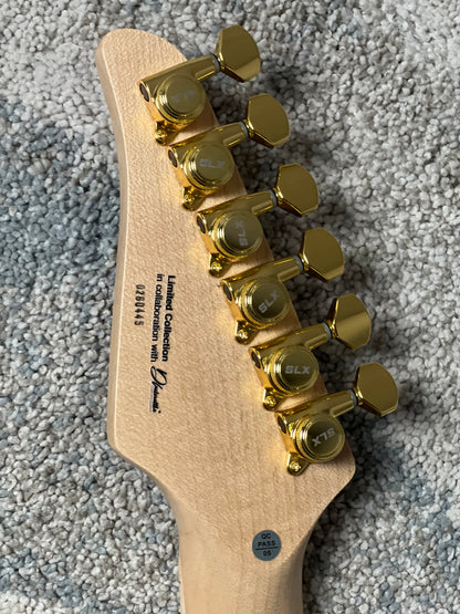 SLX X Dhatarattha Custom DST in Fire Shmear with Maple FB