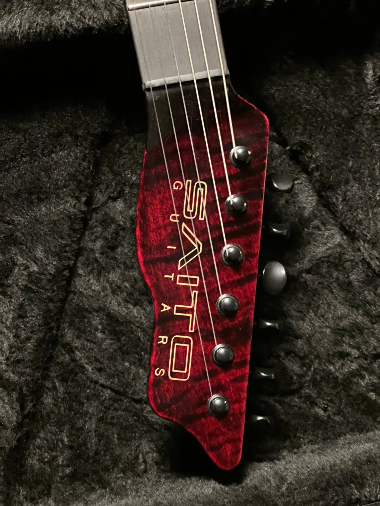Saito S-622CS BEYOND SSH in Aka Oni with Hardshell Case 253389