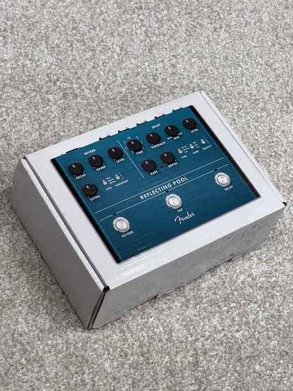 Fender Reflecting Pool Delay and Reverb Guitar Effects Pedal