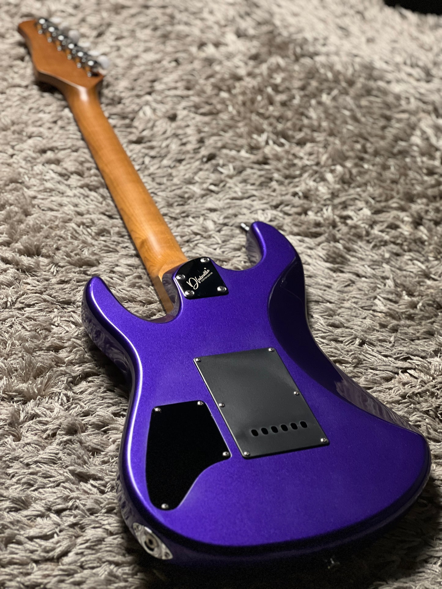 Dhatarattha Custom DST HH Artist Hand Paint "Purple Phoenix Flame"