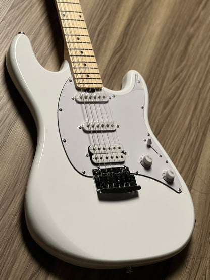 Sterling By Music Man Cutlass CT20 with Maple FB in Canvas White