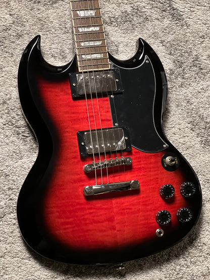 Epiphone SG Tribute Plus in Cherry Burst