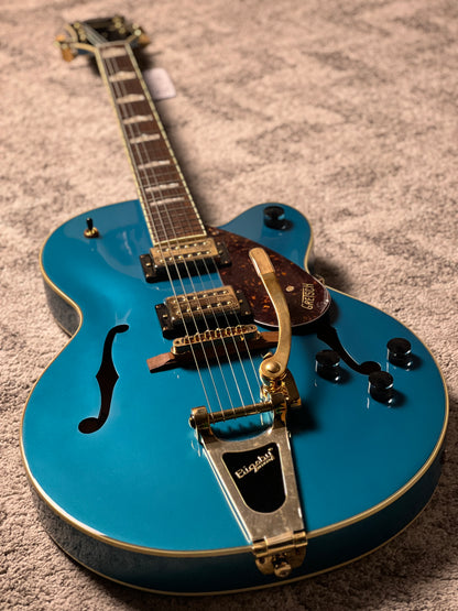 Gretsch G2410TG Streamliner Hollow Body Single-Cut with Laurel FB in Ocean Turquoise (USED)