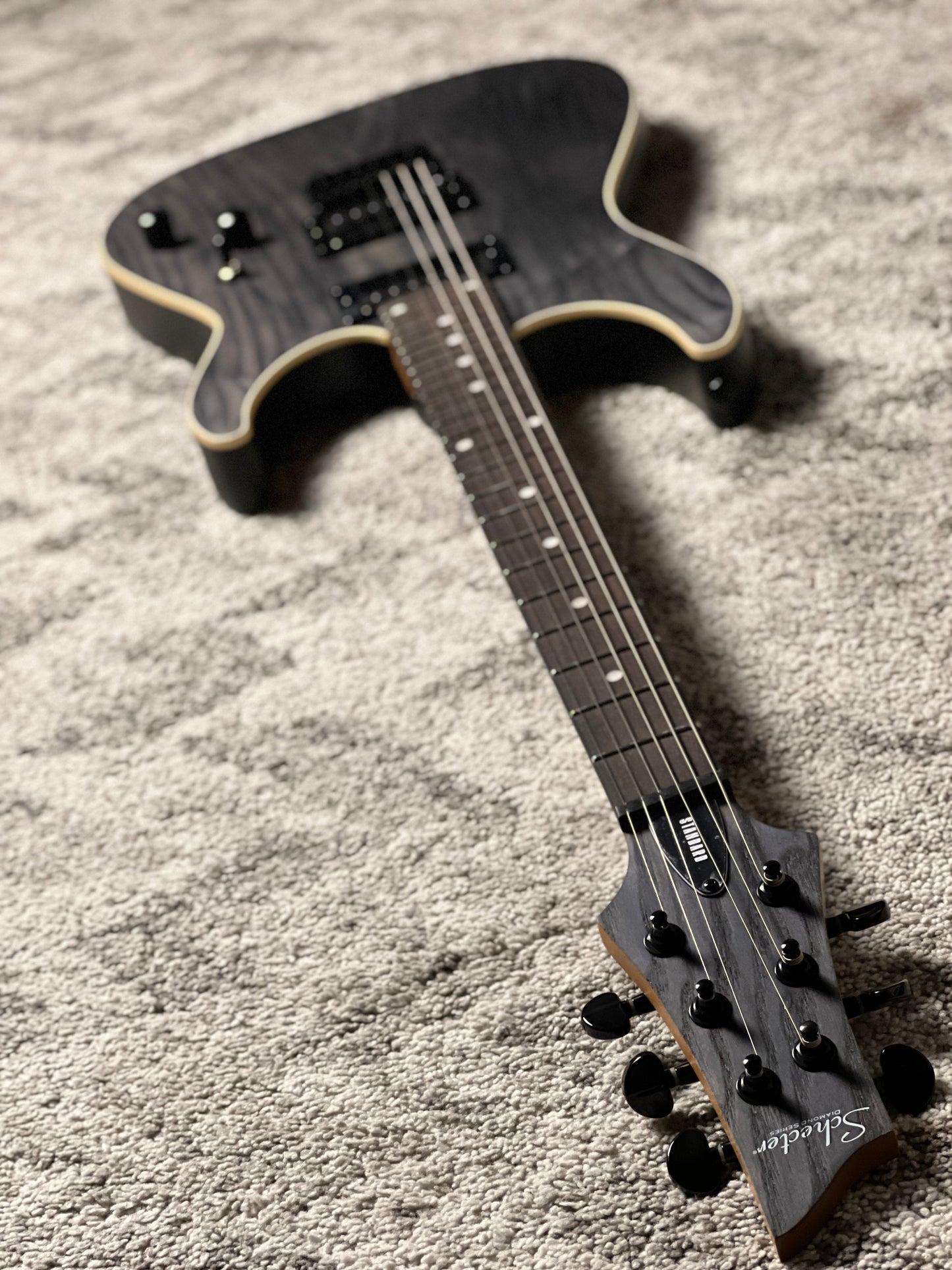 Schecter C-1 Standard in Charcoal Satin