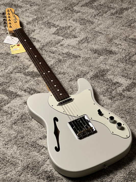 Fender MIJ Limited Kusumi Color Telecaster Thinline with RW FB In Kusumi White JD24021247