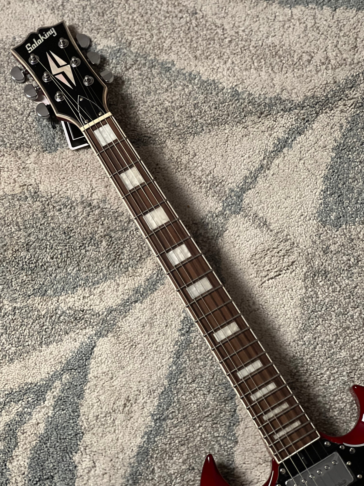 Soloking SG61 MKII in Transparent Red Cherry