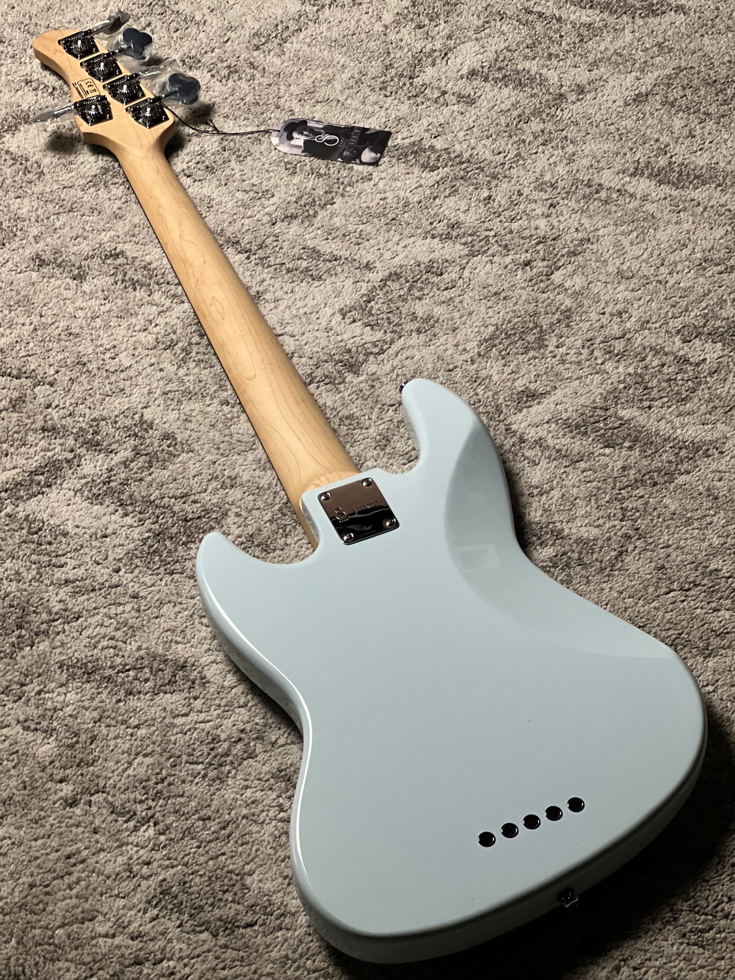 Sire Marcus Miller V3P Passive 5-String Bass Guitar in Sonic Blue