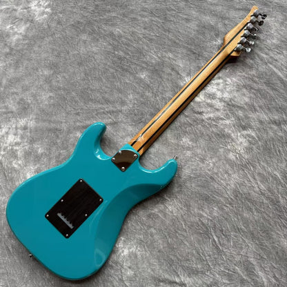 Dhatarattha Custom DST HSS in Taos Turquoise with Rosewood FB and "Vines of Olympus" Inlay