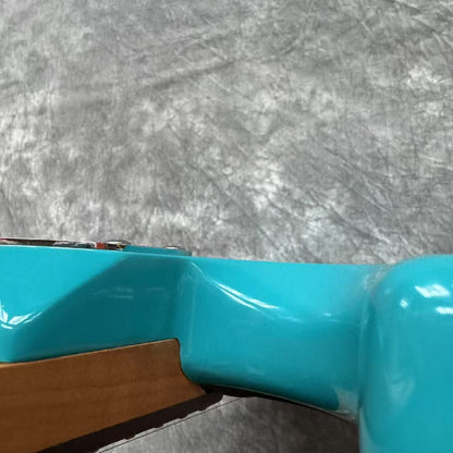 Dhatarattha Custom DST HSS in Taos Turquoise with Rosewood FB and "Vines of Olympus" Inlay