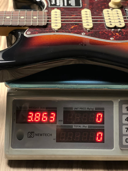 Fender Player II Modified Stratocaster HSS Floyd Rose with RW FB in 3 Tone Sunburst MX25024983