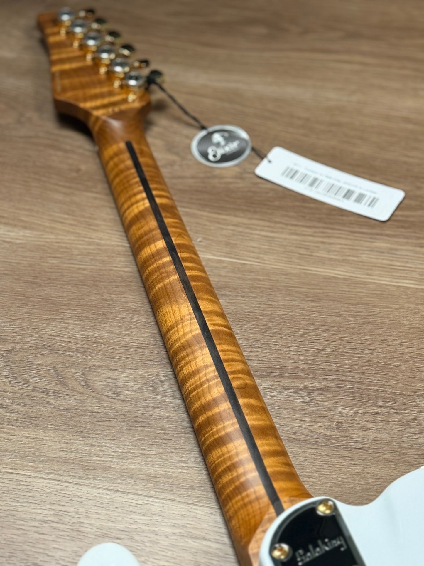 Soloking MT-1 Custom 24 FMN Elite with Flame Neck in Larimar Nafiri Special Run