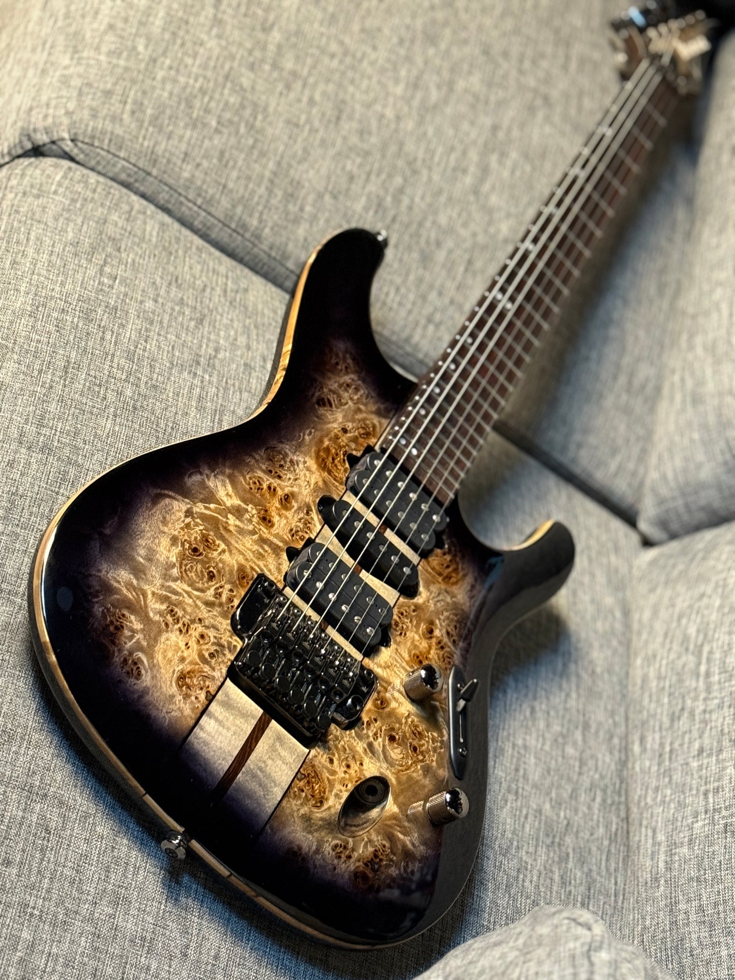 Ibanez Premium S1070PBZ in Charcoal Black Burst 250812461 (USED)