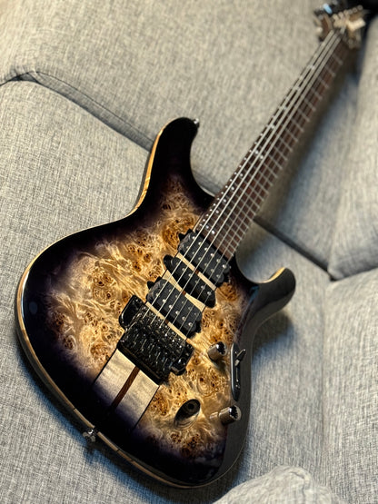 Ibanez Premium S1070PBZ in Charcoal Black Burst 250812461 (USED)