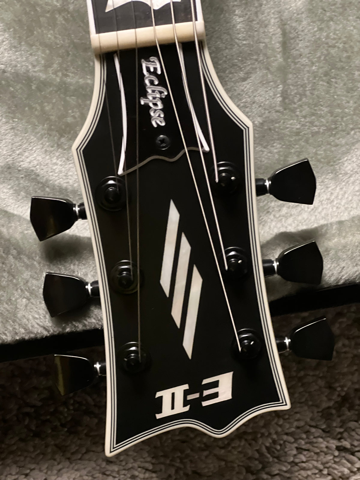 ESP E-II ECLIPSE-EMG in Black Satin ES6094253