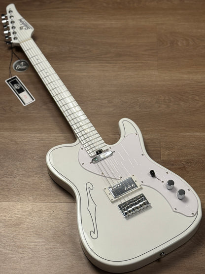 Soloking MT-1 Silent Siren Style Tribute in Arctic White