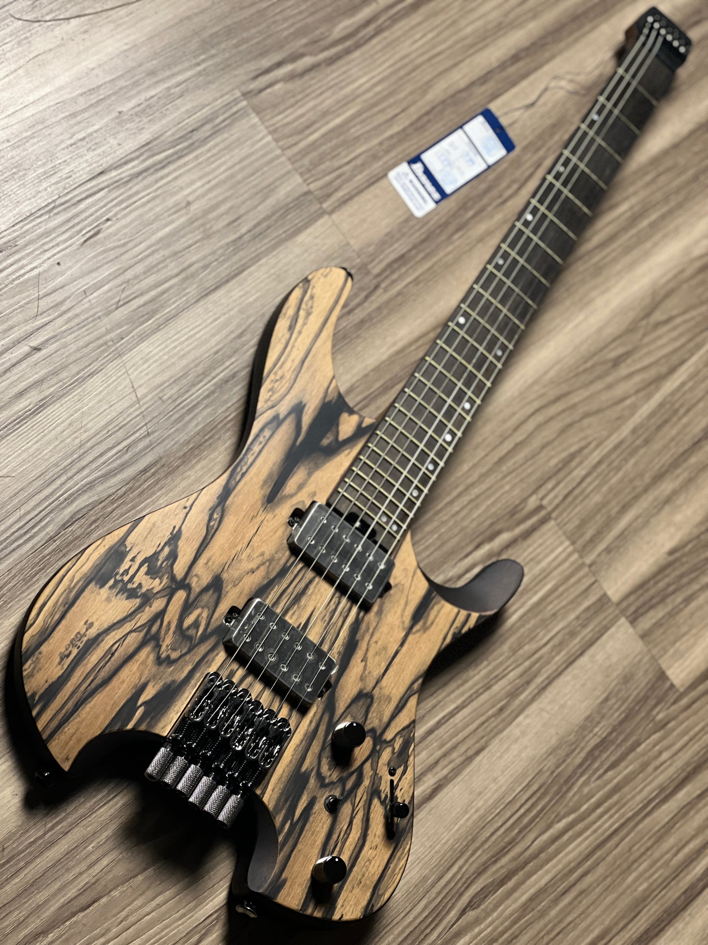 Ibanez Q52PE-NTF Pale Moon Ebony Headless with Bag in Natural Flat