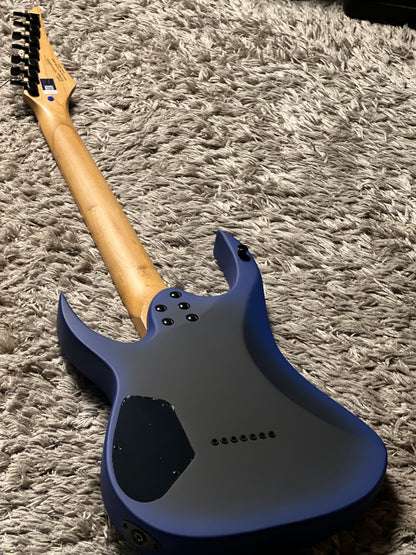 SQOE SEIB7S 7 String in Satin Neon Blue